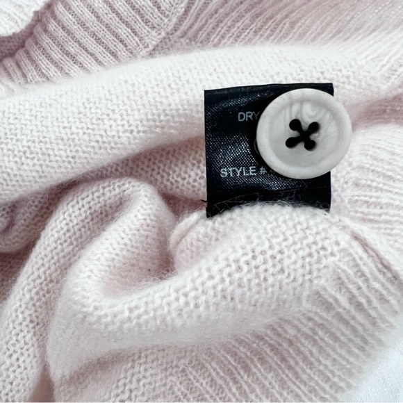 360 Cashmere Kristin Cashmere Cardigan Light Pink Small - Picture 10 of 13